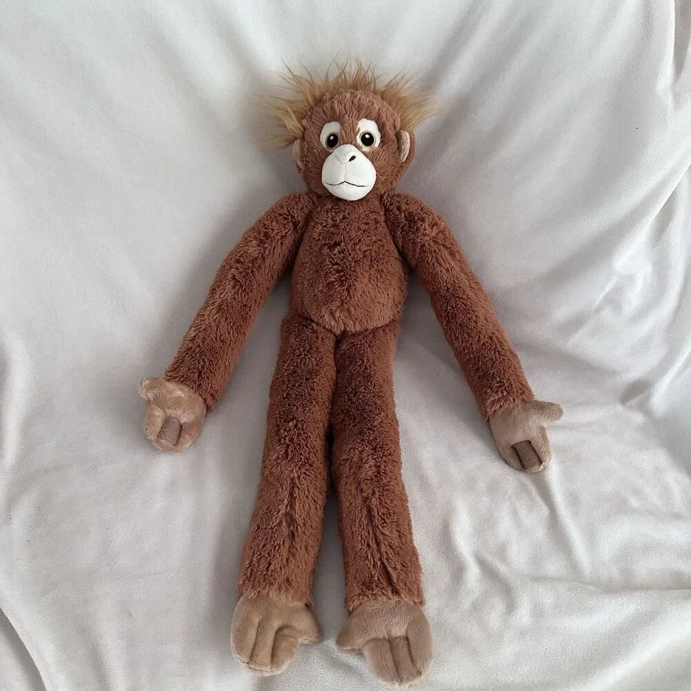 Wildlife Artists Eco Pals Monkey Orangutan Plush Connecting Hands Stuffed Animal